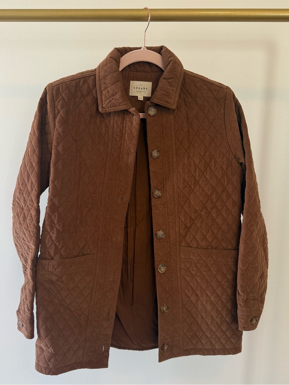 Sezane Veste Will Camel Jacket XXS